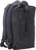 Military Duffel Bag Top Load Double Strap Canvas Backpack - Compact
