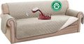 100% Waterproof Sofa Cover for 3 Cushion Sofa - Pale Oak Protects
