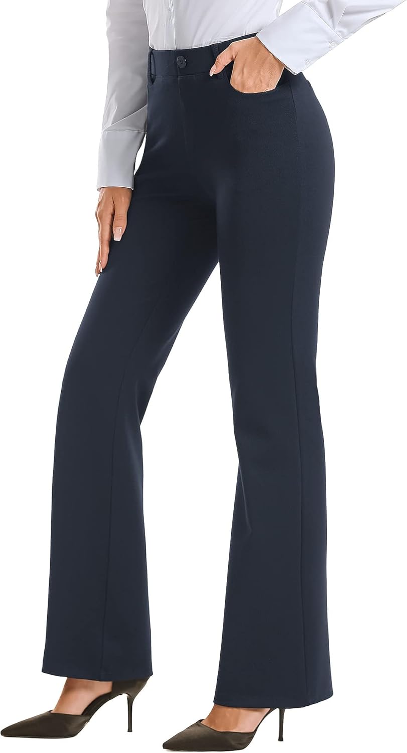 Stelle Women's Bootcut Dress Pants for Business Casual Style