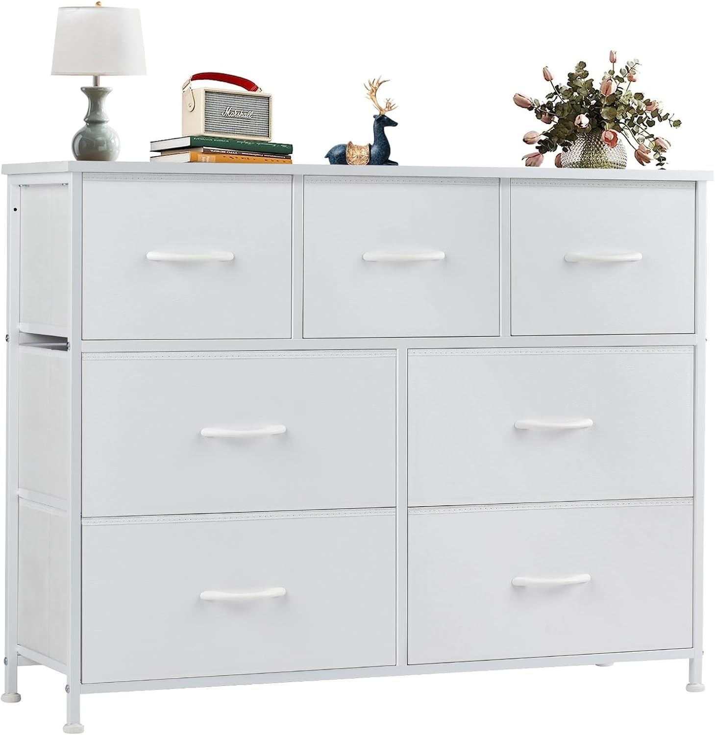 OLIXIS Dresser for Bedroom with 7 Drawers for Storage Needs