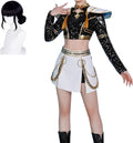 Rumi Zoey Mira Costume Cosplay Wigs and Outfit Set for Halloween