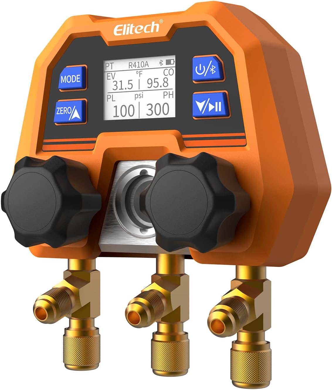 Elitech Smart Digital Manifold Gauge with Remote Upgrade Feature