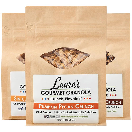 Laura's Gourmet Granola Fall Faves Variety Pack Review