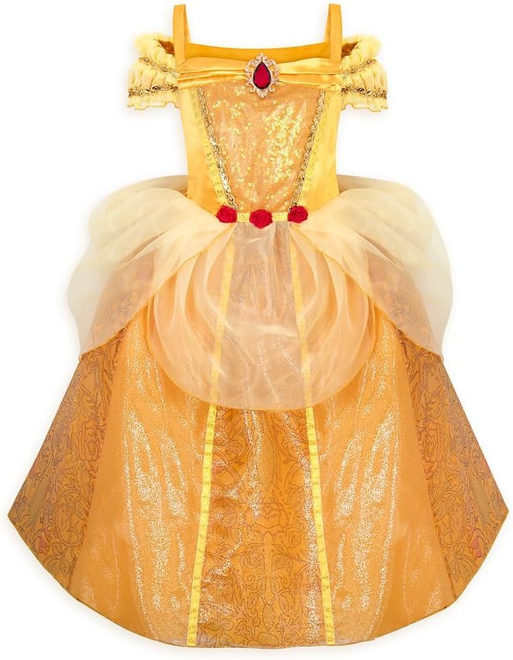 Authentic Disney Princess Costume for Dress Up and Play Fun