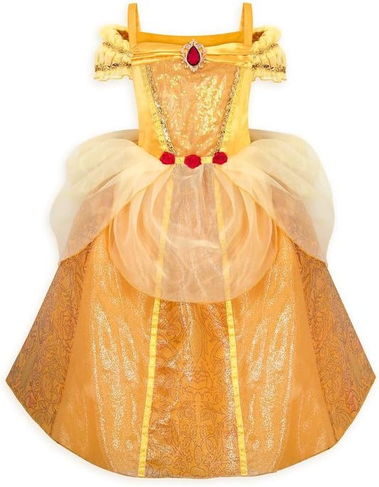 Authentic Disney Princess Costume for Dress Up and Play Fun