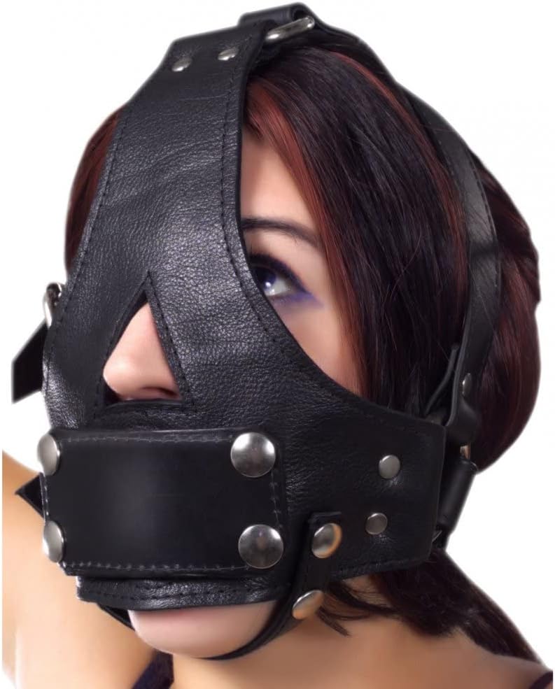 Bishop Head Harness with Removable Gag for Intense Play