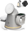 3 in 1 Charging Station for Apple Devices - MagSafe Stand & Night