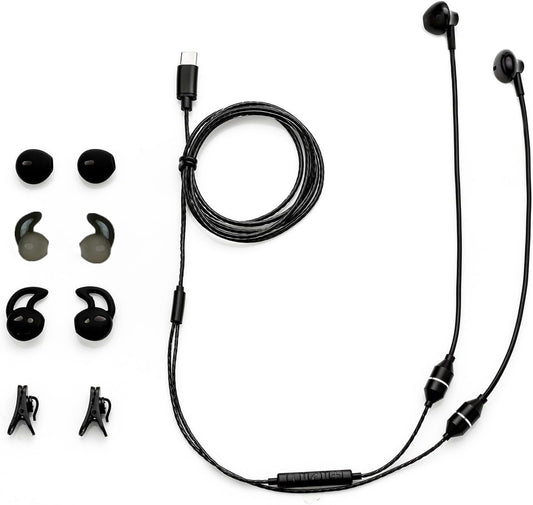 Air Tube Headphones with Radiation Protection and Comfort Fit