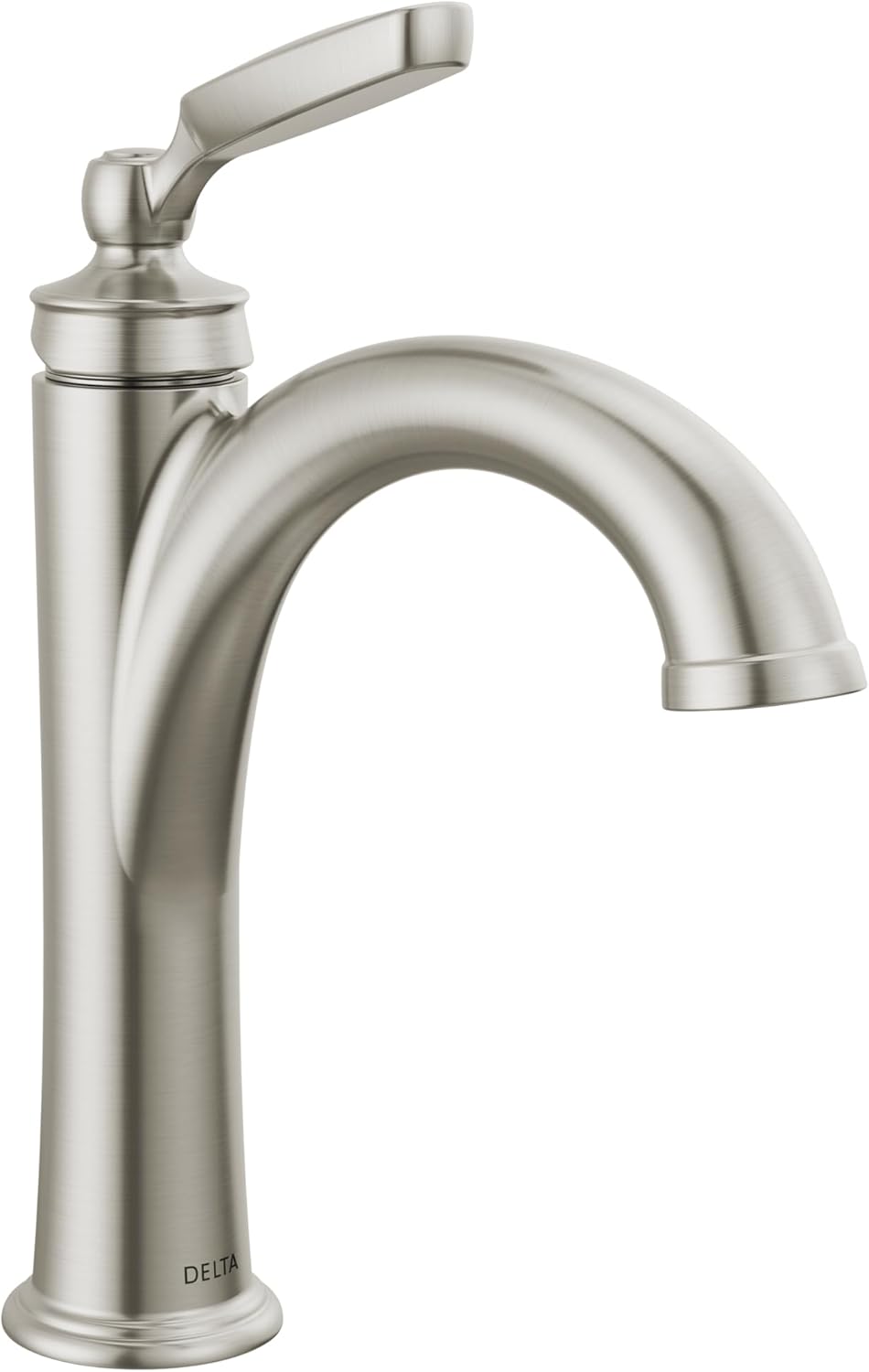 Delta Faucet Woodhurst Single Hole Bathroom Faucet in Brushed Nickel