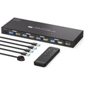 8K HDMI KVM Switch 4 Computers 1 Monitor - 4 Port 8K@60Hz