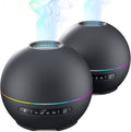 2 Pack Essential Oil Diffuser for Home - 200ml Ultrasonic Aroma