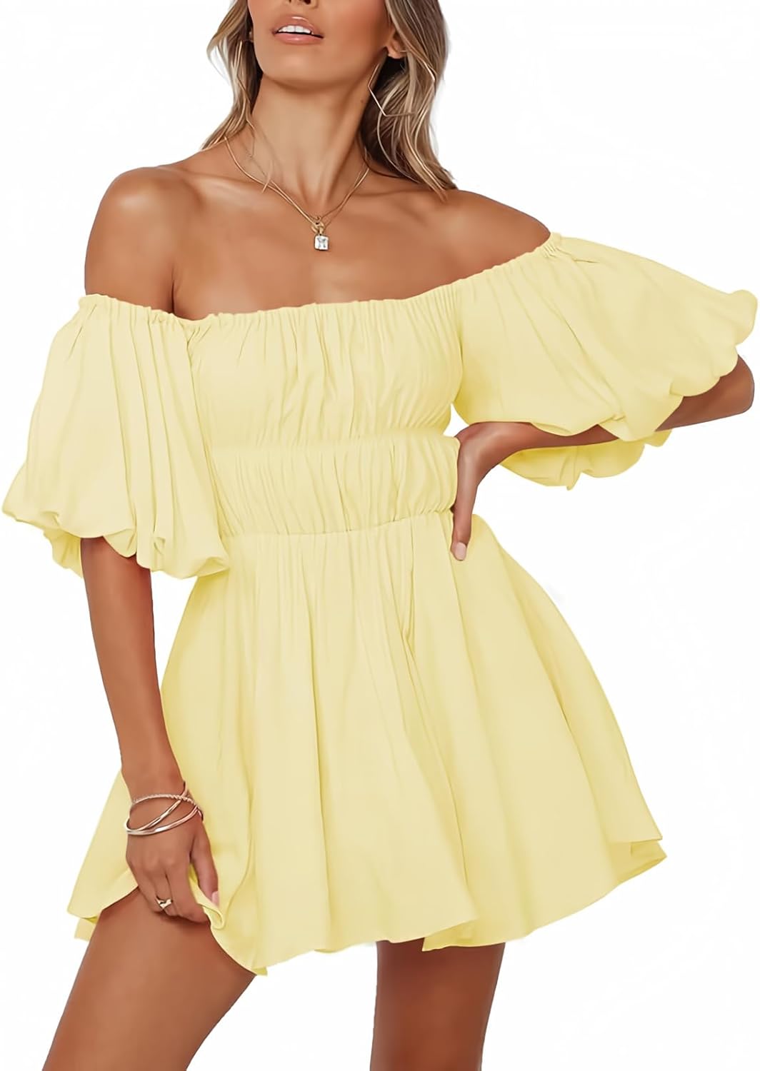 Dokotoo Womens Off The Shoulder Summer Dresses for Every Occasion