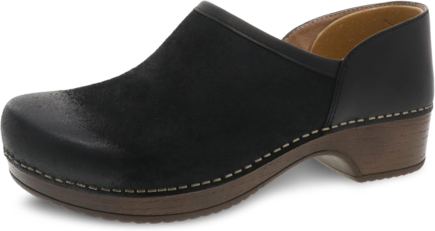 Dansko Brenna Slip On Clogs for Women with Memory Foam Comfort