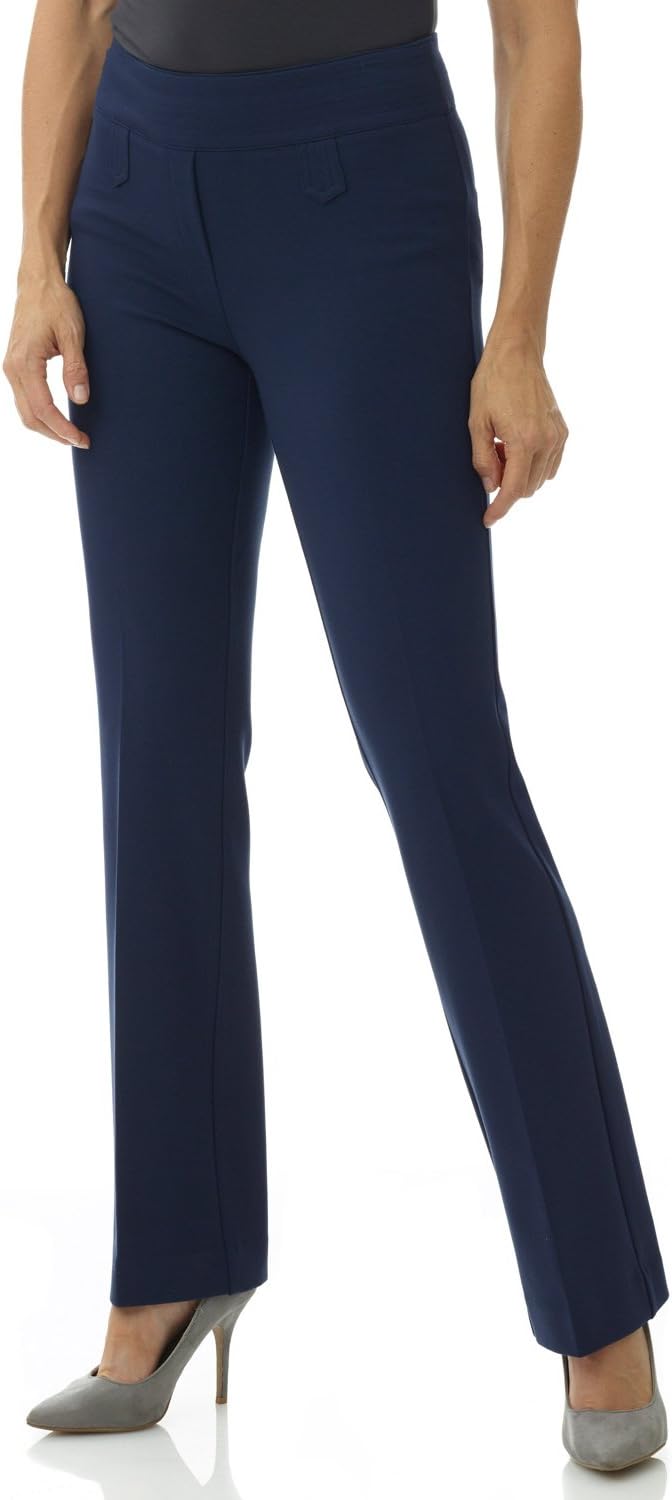 Rekucci Women's Secret Figure Bootcut Pant for Tummy Control