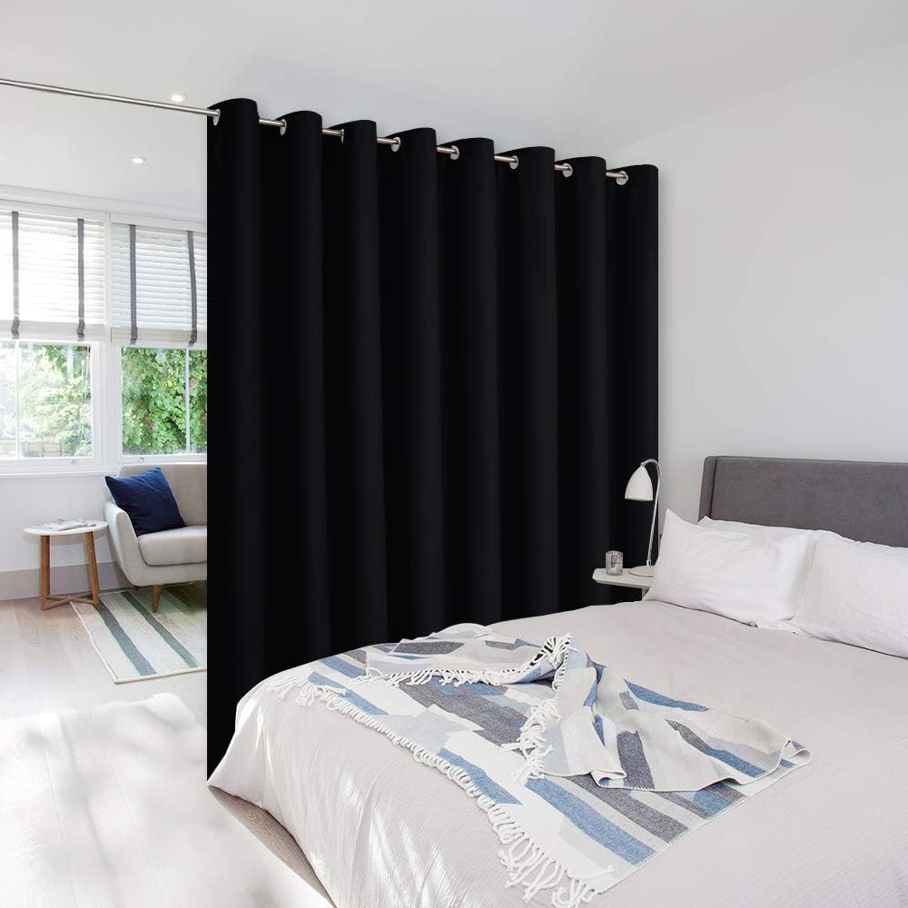NICETOWN Halloween Closet Door Curtain for Modern Room Dividers