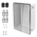 LeMotech Electrical Box IP67 Waterproof Hinged Clear Cover - Durable