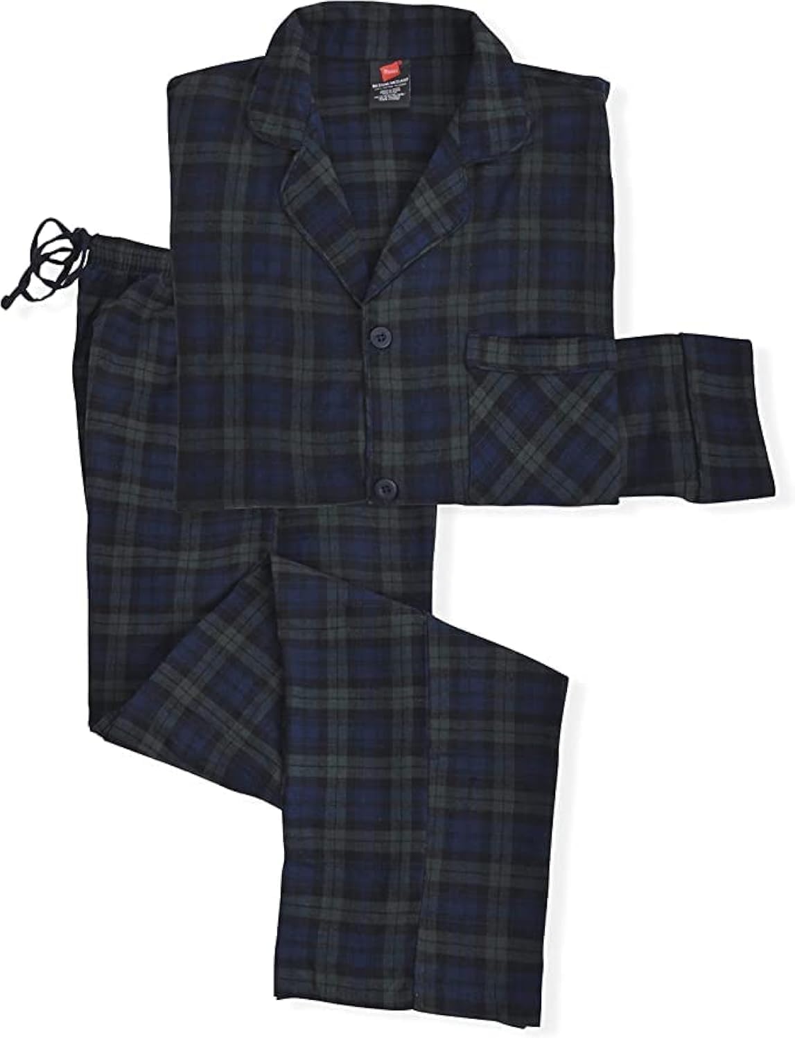 Hanes Men's 100% Cotton Flannel Pajama Set for Ultimate Comfort