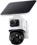 eufyCam S4 Solar Security Camera - Triple-Lens 4K PTZ