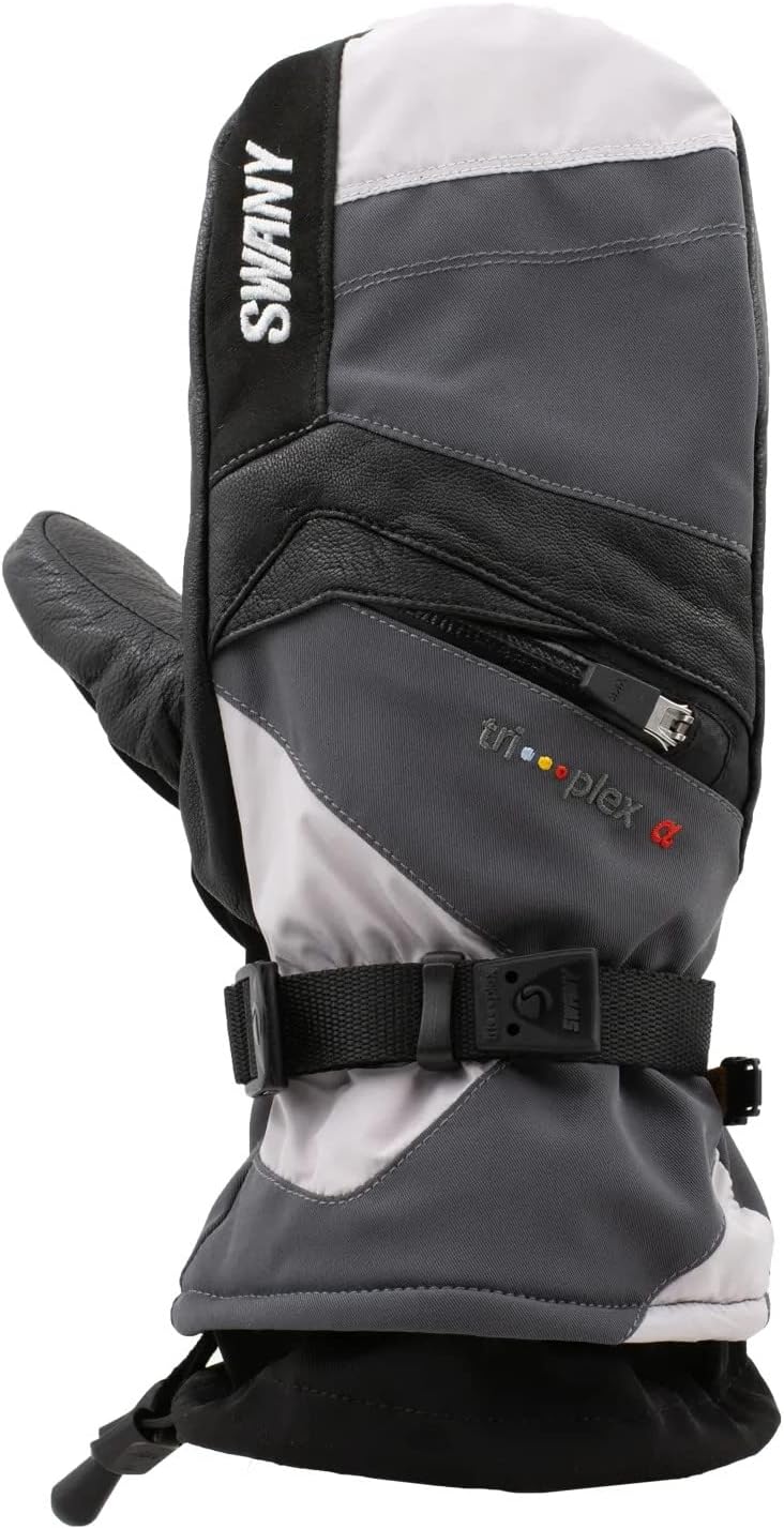 Swany Women's Insulated Leather Winter Mittens