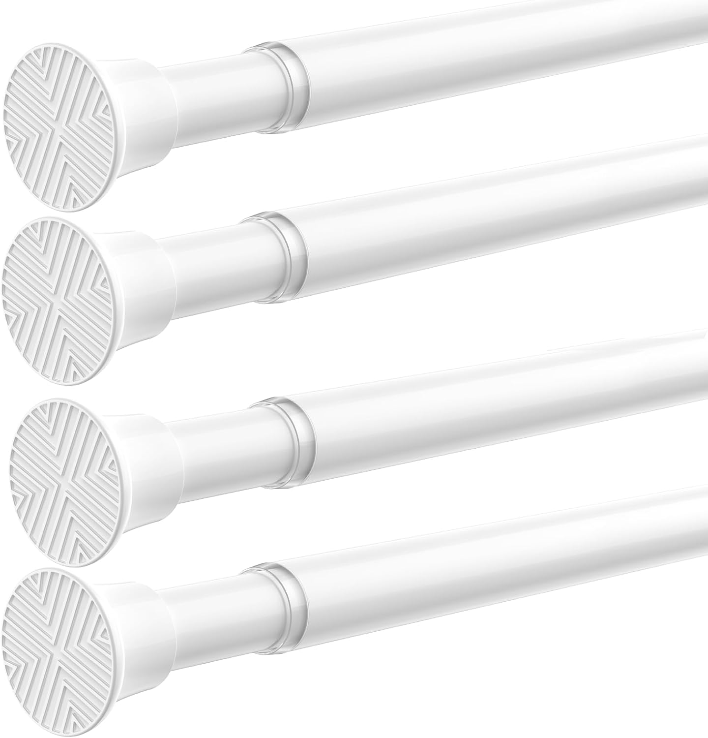 Adjustable Spring Curtain Rods for Windows 23 to 46 Inch