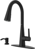Pfister Barulli Kitchen Faucet with Pull Down Sprayer - Matte Black