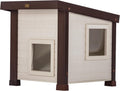 ECOFLEX Outdoor Cat House - Durable Ventilated Shelter