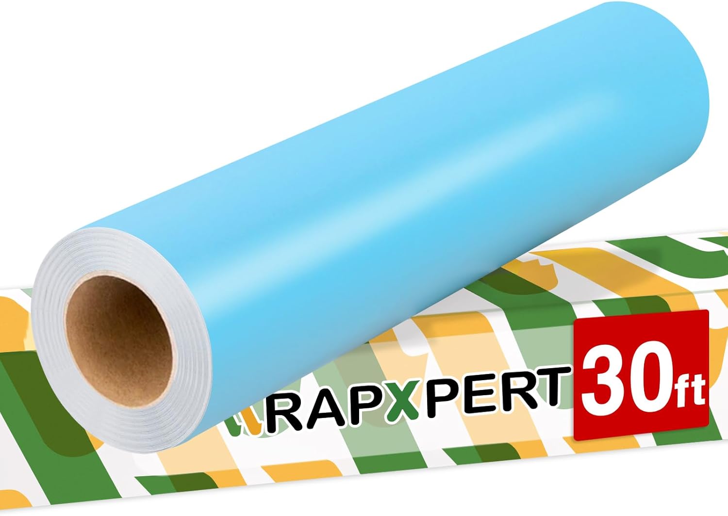 Easy Cut Matte Light Blue Vinyl Roll for Cricut, 12x30ft