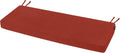Favoyard Outdoor Bench Cushion 59 x 16 in - Rainproof Red Comfort