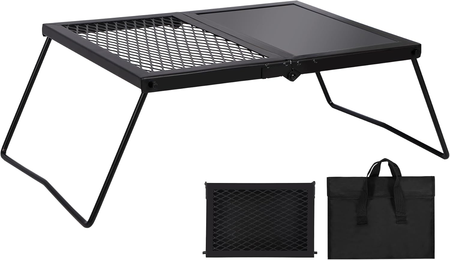 REDCAMP Folding Campfire Grill for Outdoor Cooking Adventures