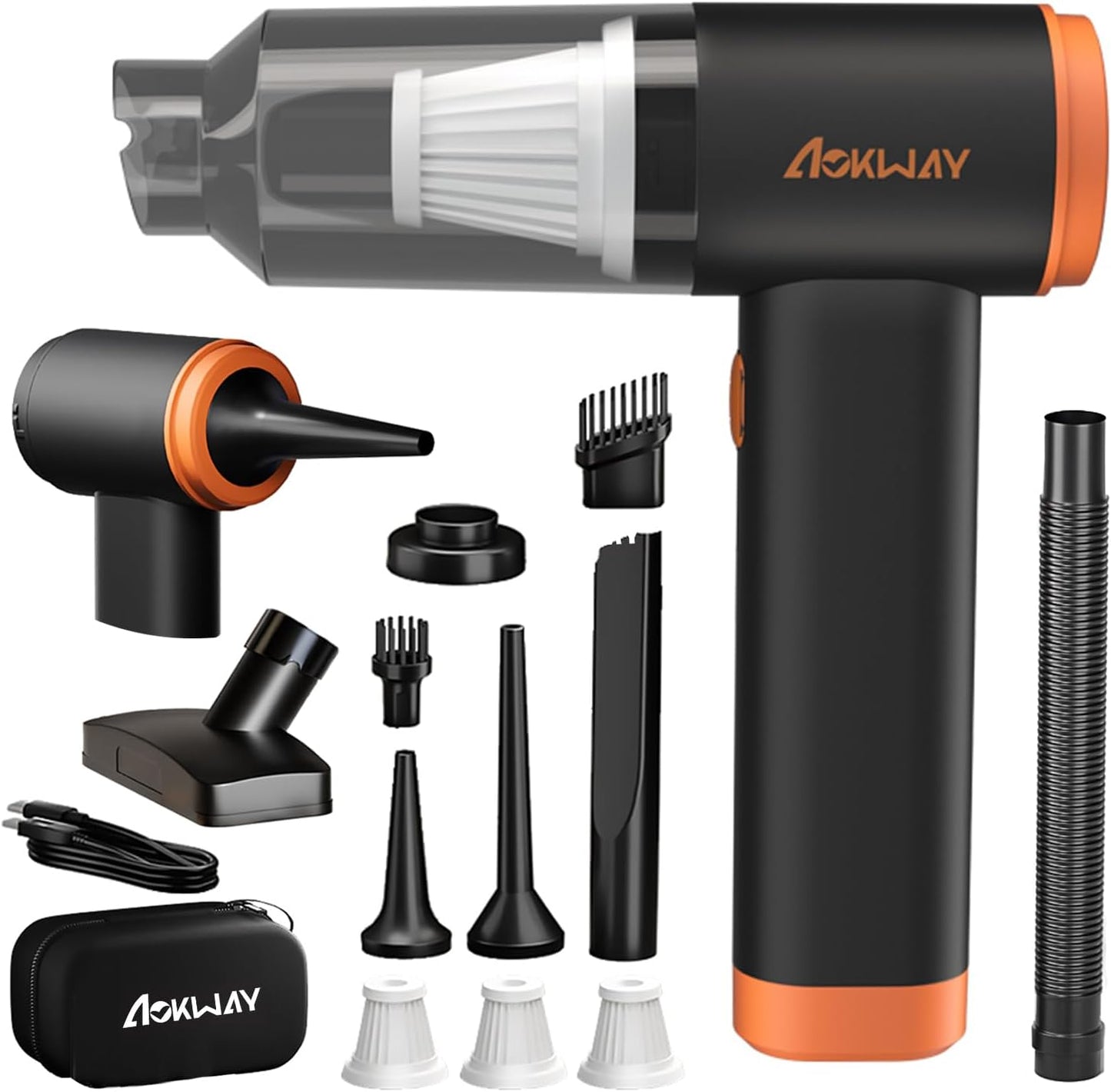 Powerful 20000PA Cordless Car Vacuum Cleaner for Home & Office