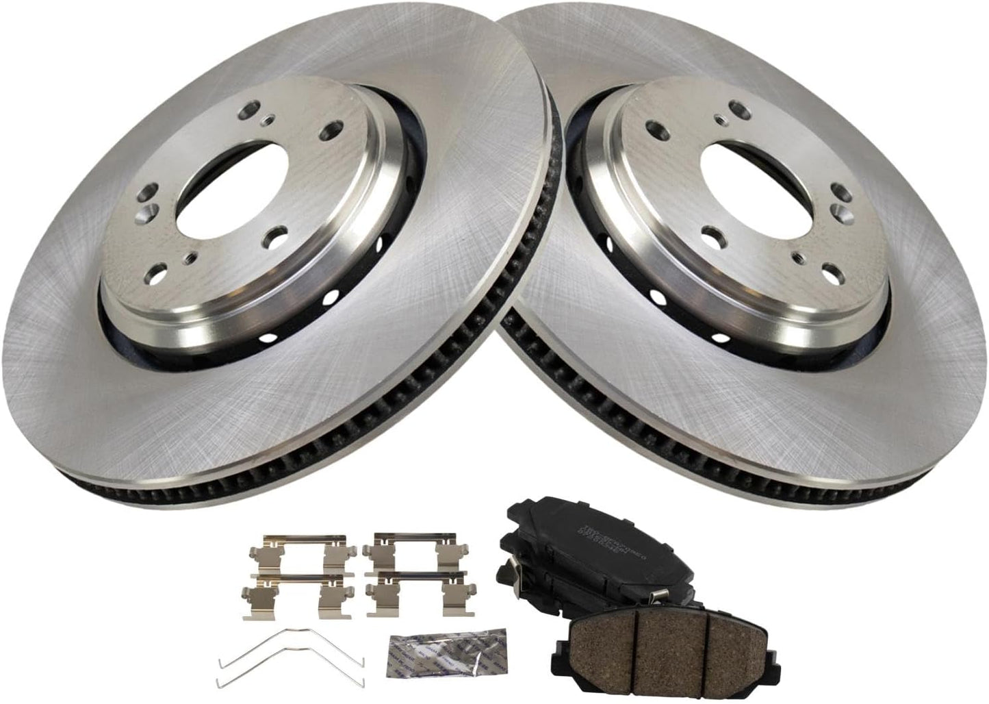 TRQ Front Brake Pad & Rotor Kit for 2017-2019 Acura ILX