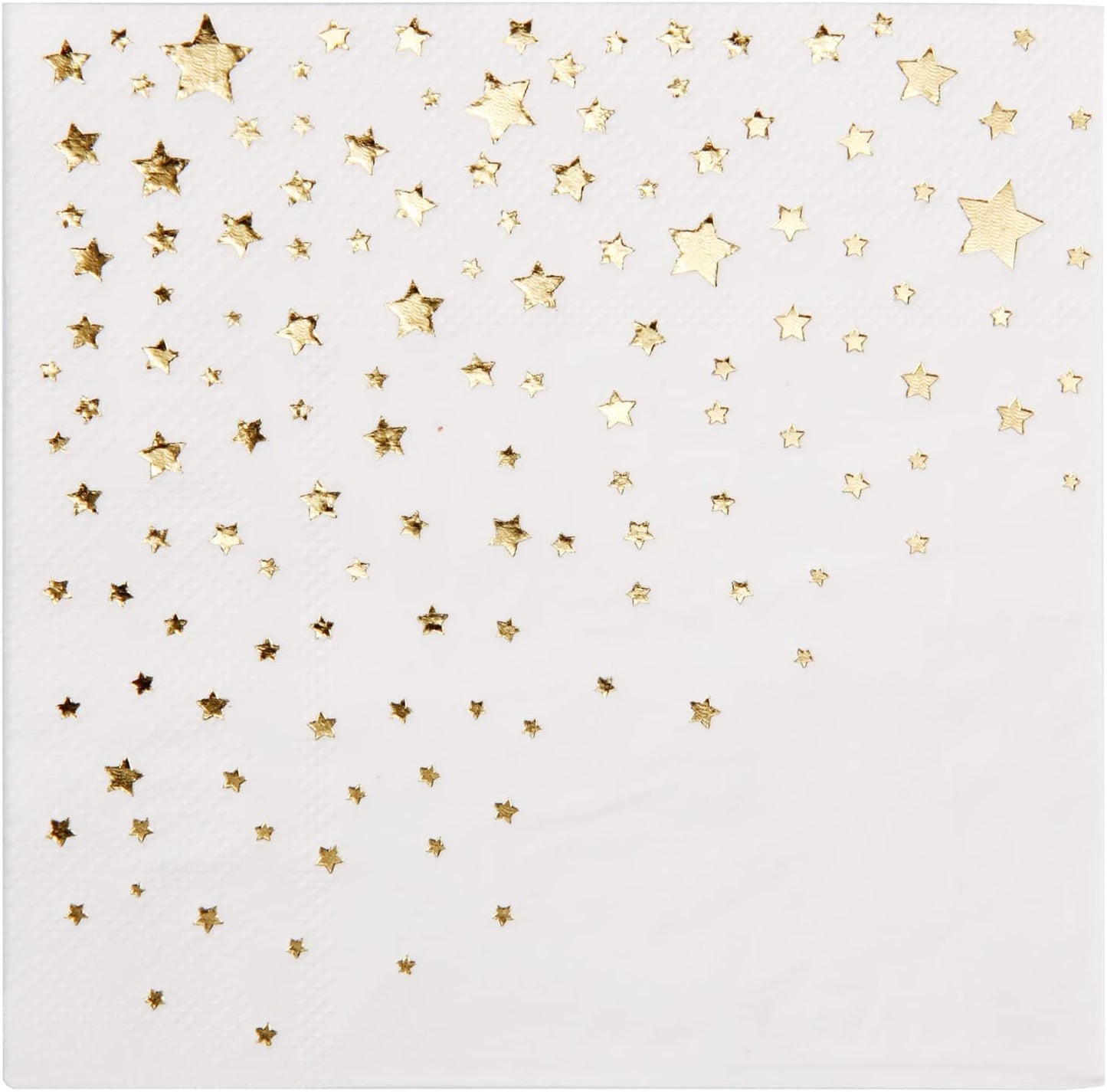 100 Gold Star Cocktail Napkins- Stylish & Festive!