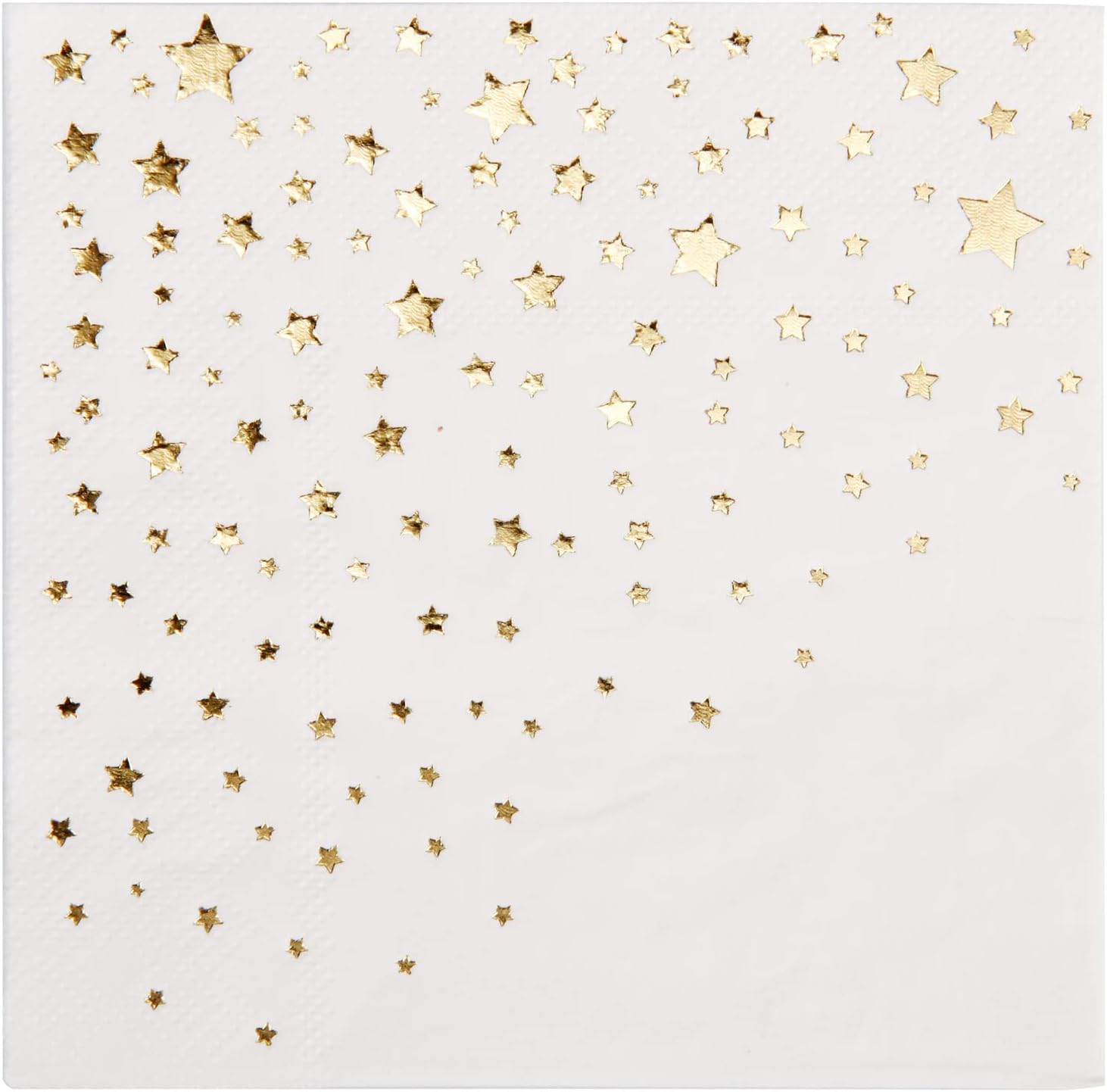 100 Gold Star Cocktail Napkins- Stylish & Festive!