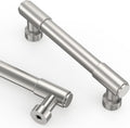Modern Brushed Satin Nickel Cabinet Handles for Home Decor