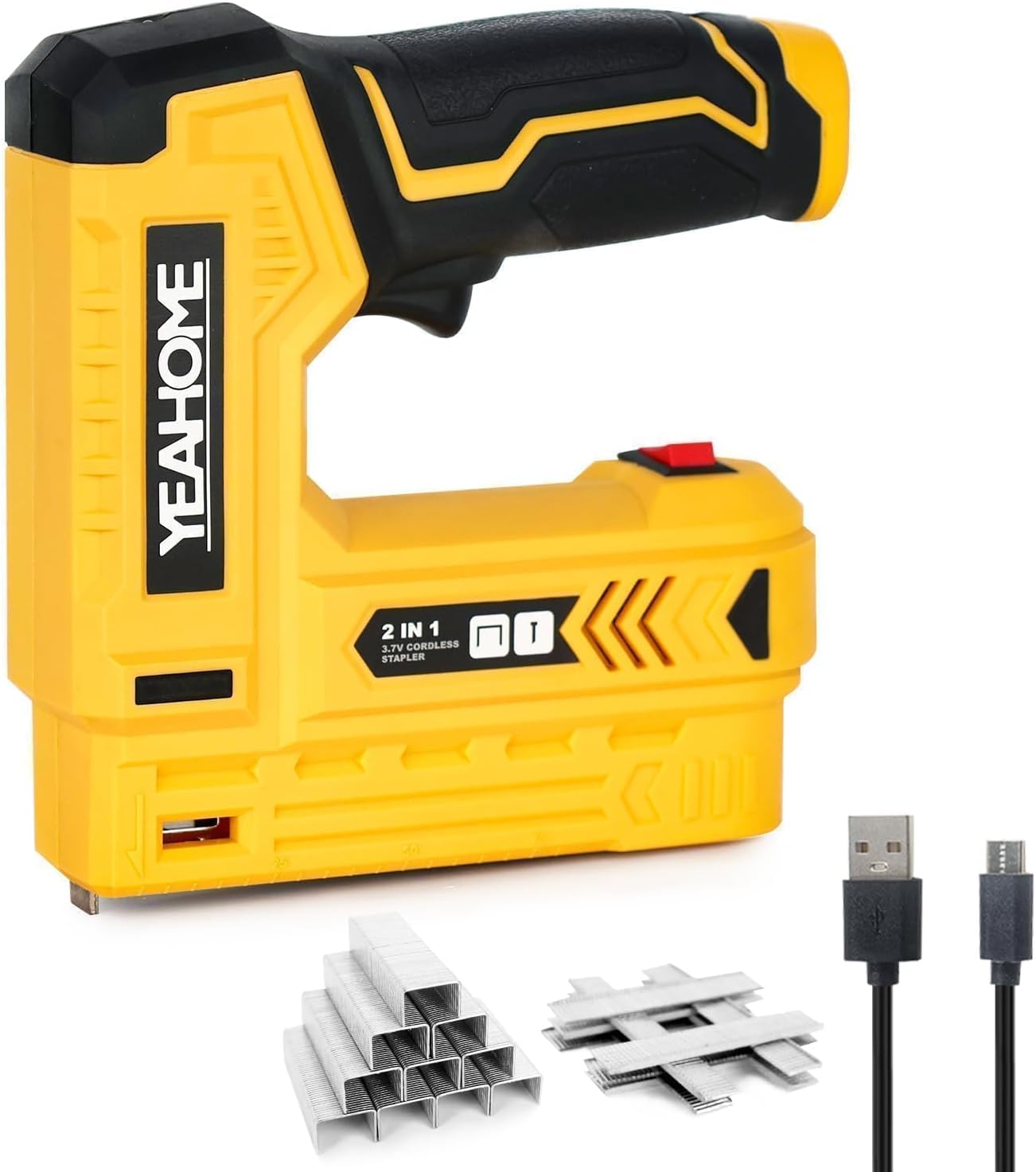 YEAHOME Electric Staple Gun for Easy DIY Projects and Repairs