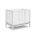 Teddi 4-in-1 Convertible Mini Crib White - Compact Nursery Fit