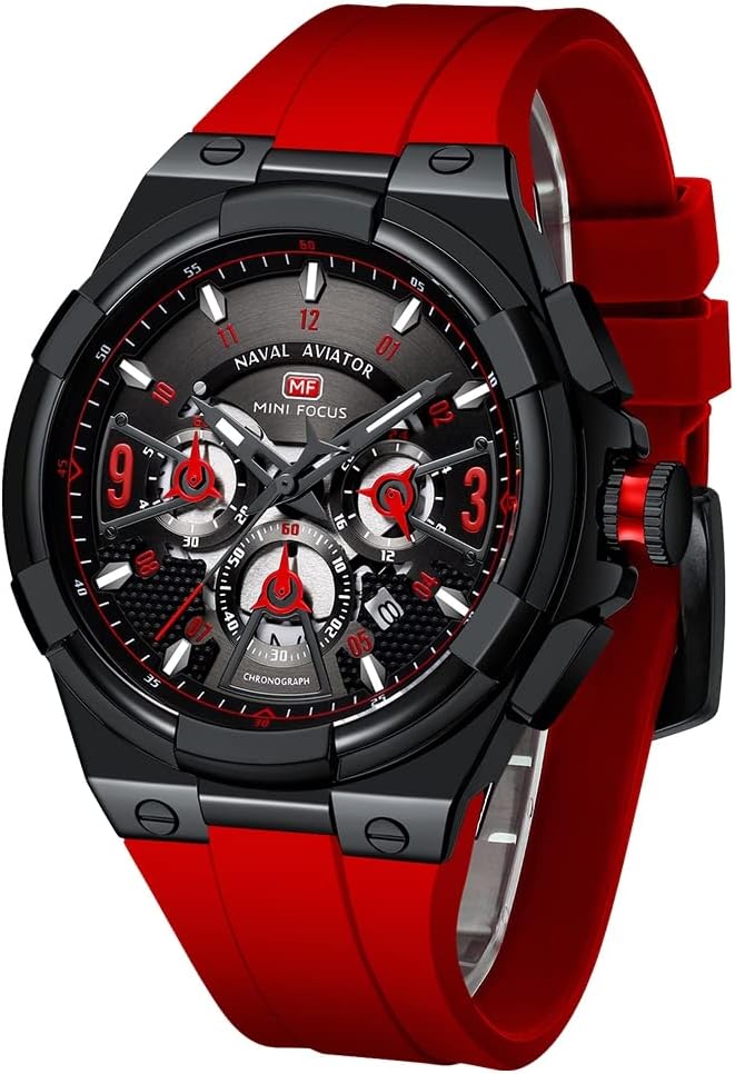 AIMES Sport Military Waterproof Chronograph Watch for Men