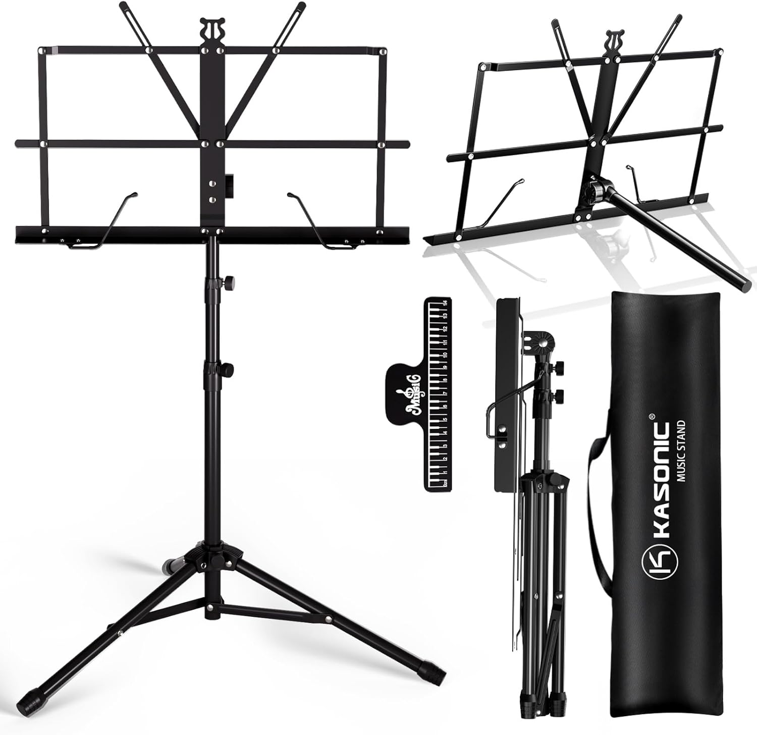 Portable Dual-Use Music Stand - Lightweight & Versatile
