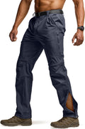 CQR Men's Convertible Cargo Tactical Pants - Zip Off Hiking Pants