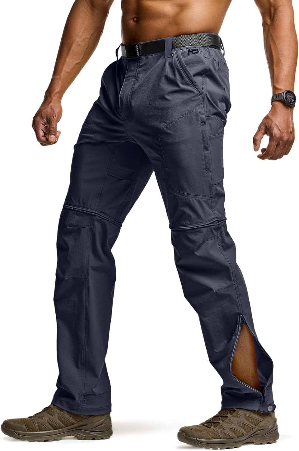 CQR Men's Convertible Cargo Tactical Pants for Outdoor Adventures