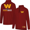 Ultra Game NFL Super Soft Quarter Zip Long Sleeve T-Shirt (Style JQPV)