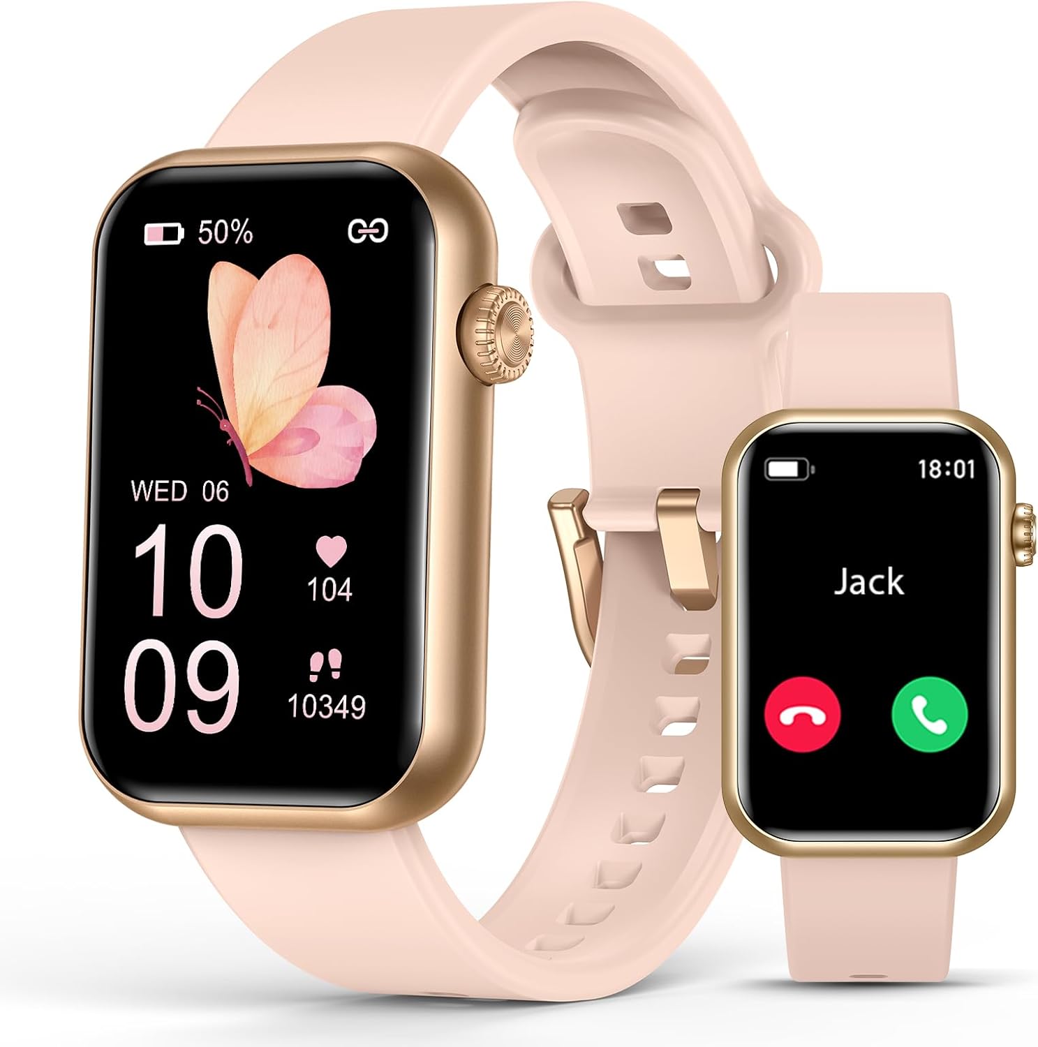 EGQINR Smart Watch: Calls, Health Monitoring, 114 Sports Modes