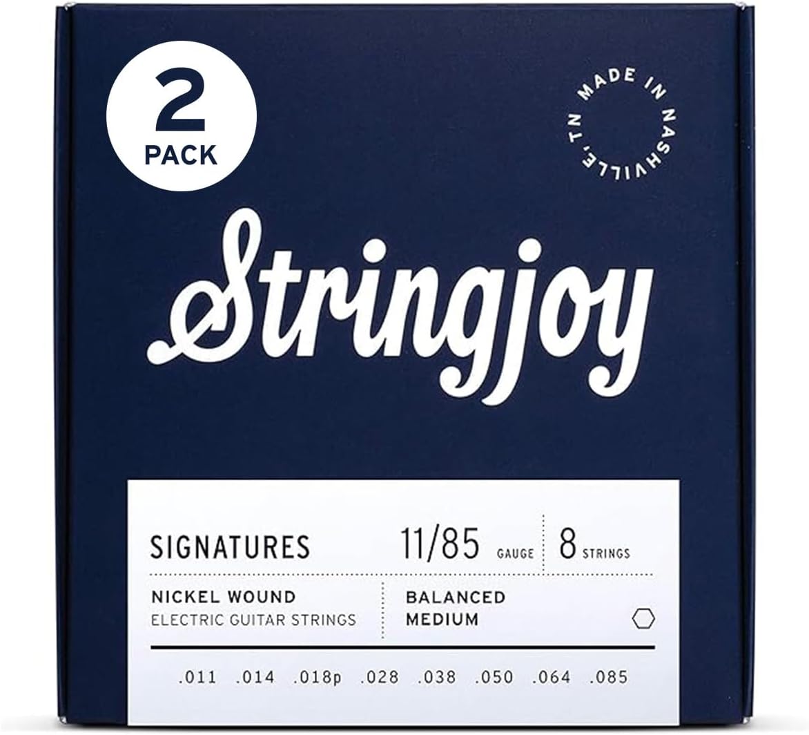 Stringjoy 8 String Signature Nickel Electric Guitar Strings Review
