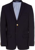 IZOD Boys' Brass Button Blazer Jacket - Smart Occasion Blazer