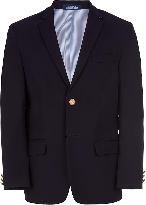 IZOD Boys' Brass Button Blazer Jacket for Stylish Kids