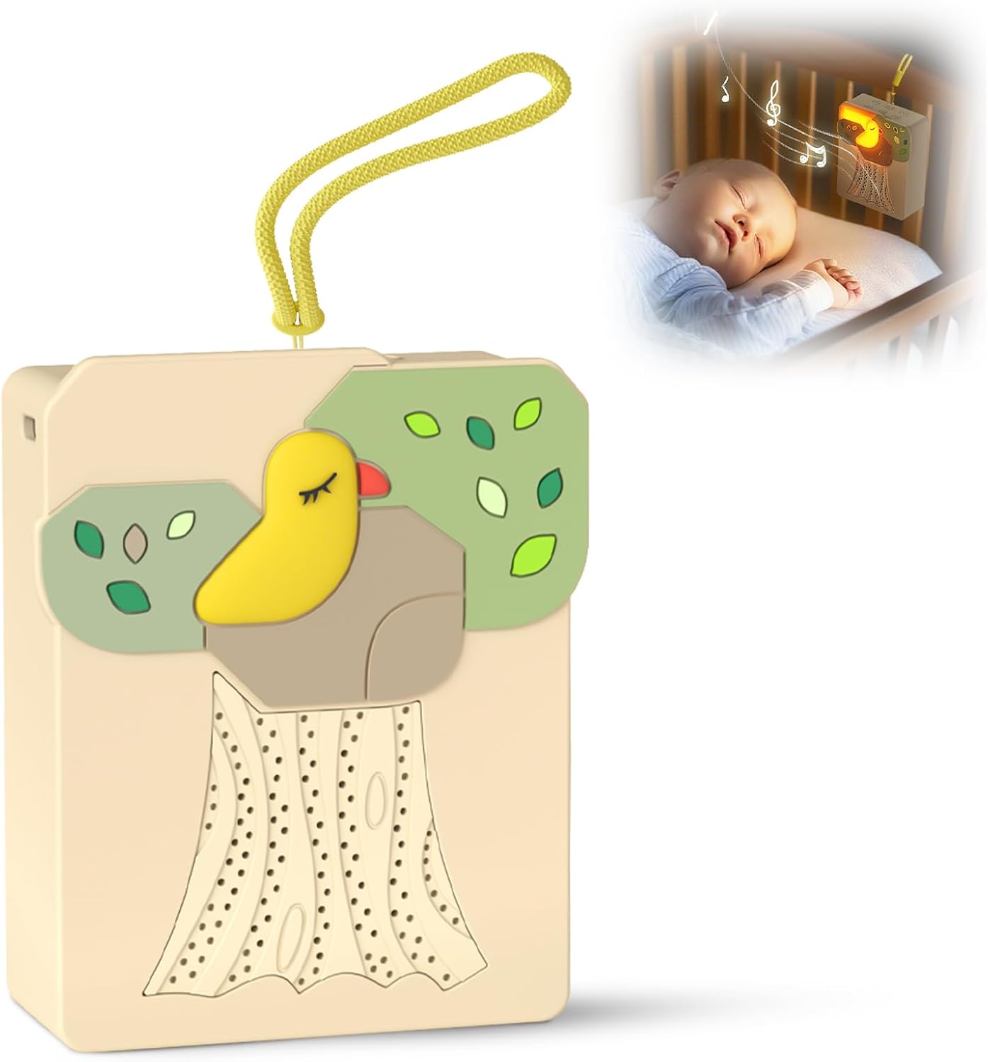 Sound Machine for Baby Soother with AI Cry Detection & Comfort