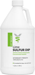 Vet Basics Lime Sulfur Dip for Dogs, Cats & Horses - Gallon Size