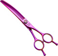 Fenice Peak Curved Thinning Grooming Scissors 7.0in - Precise Blend
