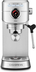 CASABREWS 5418 PRO Espresso Machine 20 Bar - Fast Heat & Steam