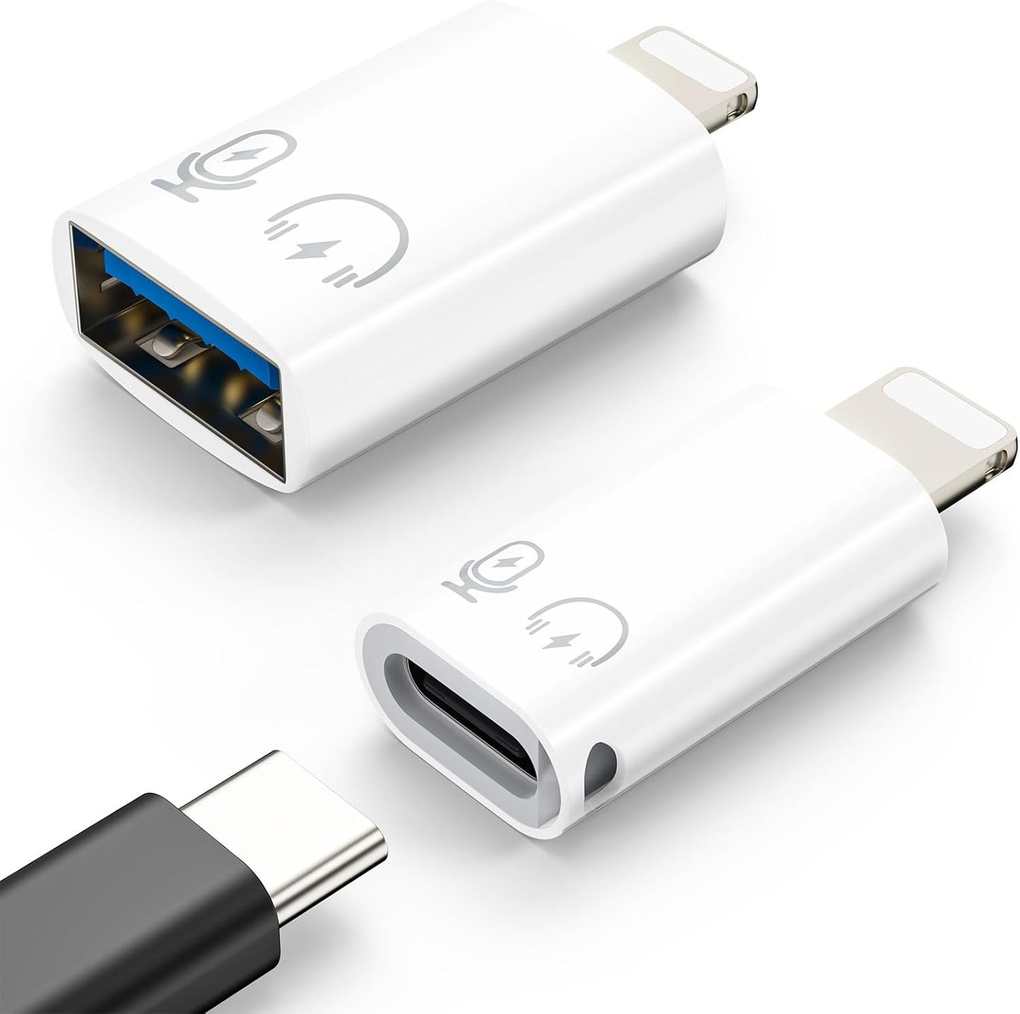 MoKo Lightning to USB OTG Adapter - Fast Charging